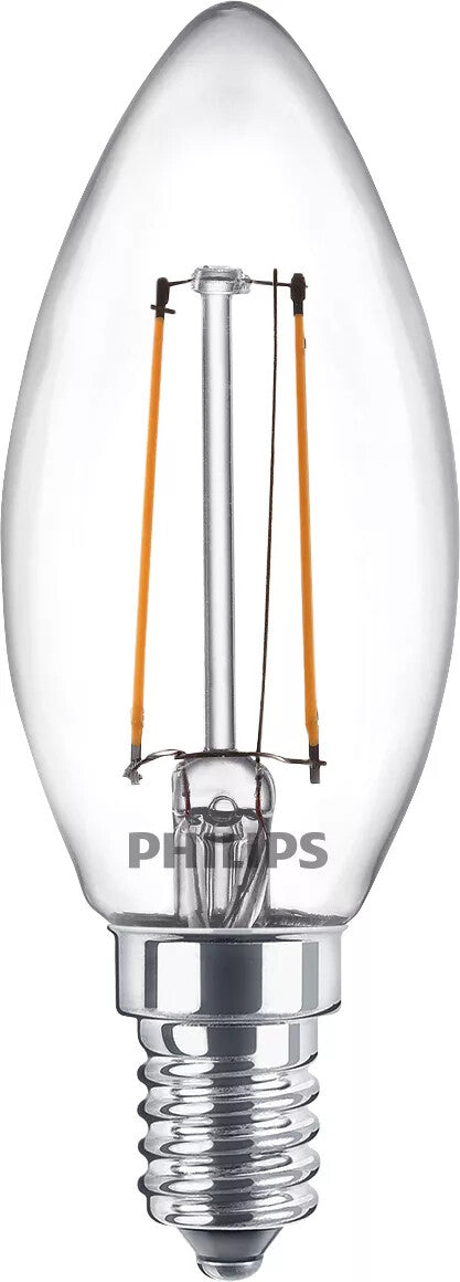 Philips Filament kertepære, klar 25 W B35 E14