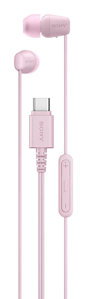 Sony IER-EX15C Headset Ledningsført I ørerne Opkald/musik USB Type-C Lyserød