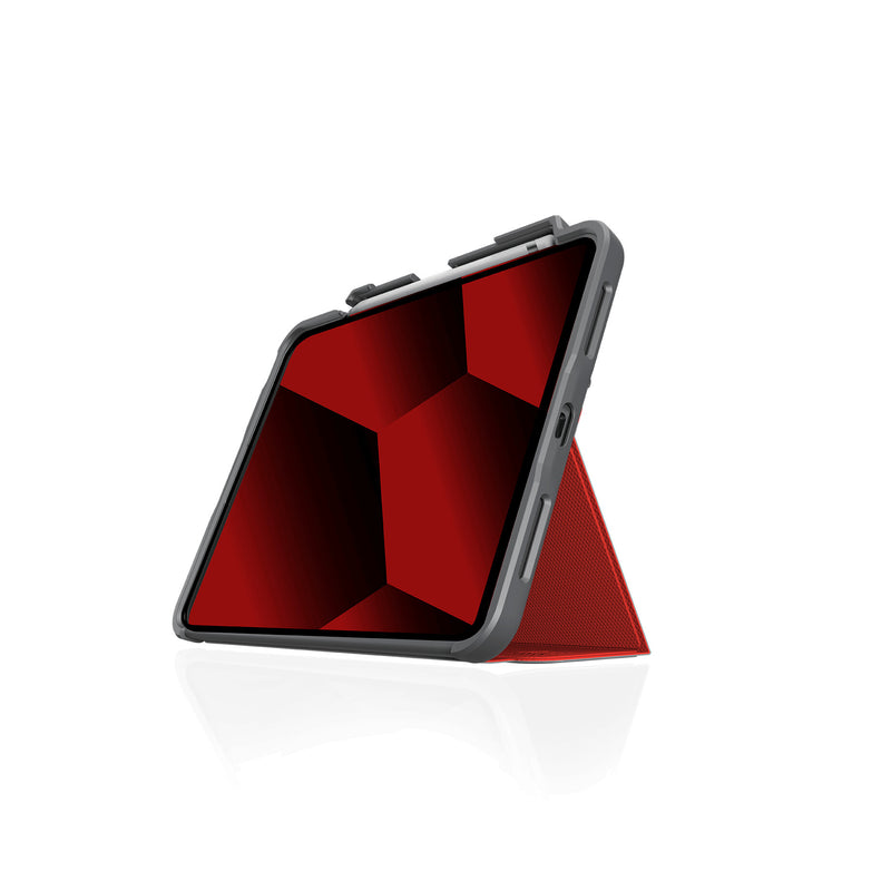 STM Dux Plus 27,7 cm (10.9") Cover Sort, Rød
