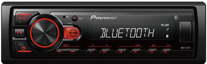 Pioneer MVH-230BT bil media receiver Sort 200 W Bluetooth