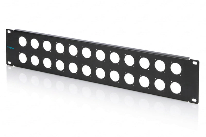 Digitus 2U rack panel for 24 x D-Type modules Tilkoblingspanel