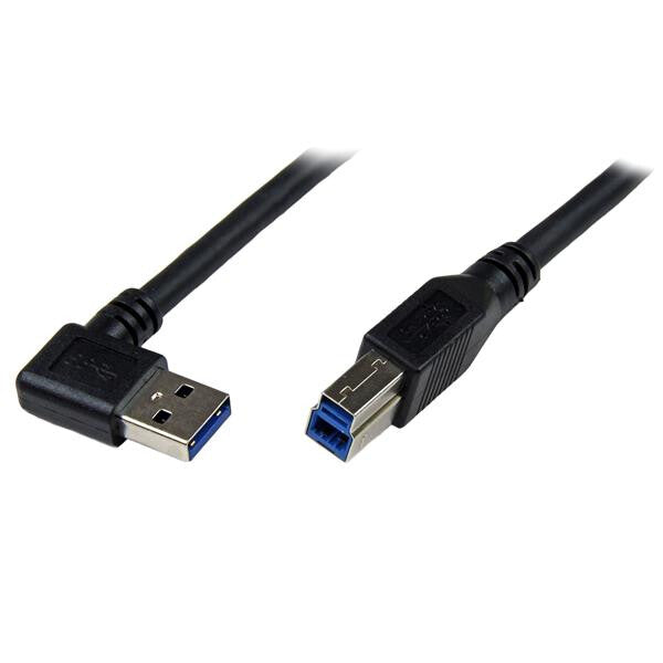 StarTech.com USB 3.0A - USB 3.0B, 1m USB-kabel USB 3.2 Gen 1 (3.1 Gen 1) USB A Micro-USB B 5 Gbit/sek. Sort