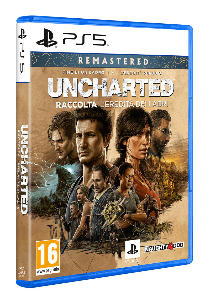 Sony Interactive Entertainment Uncharted: Raccolta L'Eredità dei ladri Samling Engelsk, Italiensk PlayStation 5
