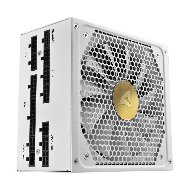 Sharkoon Rebel P30 Gold enhed til strømforsyning 1000 W 20+4 pin ATX ATX Hvid