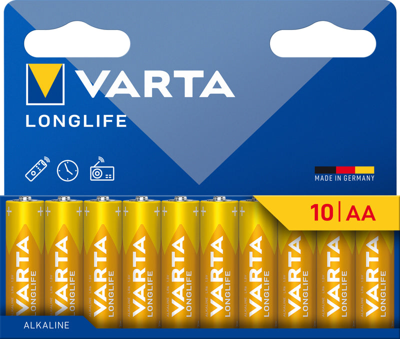Varta 4106101761 Engangsbatteri AA Alkaline