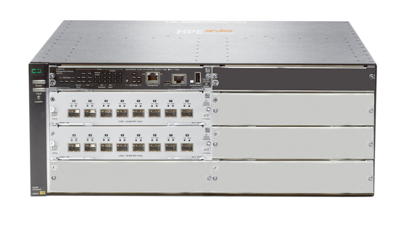 HPE Aruba Networking 5406R 16-port SFP+ (No PSU) v3 zl2 Switch Sølv