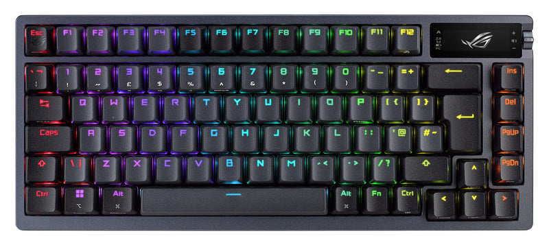 ASUS M701 ROG AZOTH/NXRD/FR tastatur Spil USB + RF Wireless + Bluetooth AZERTY Fransk Sort