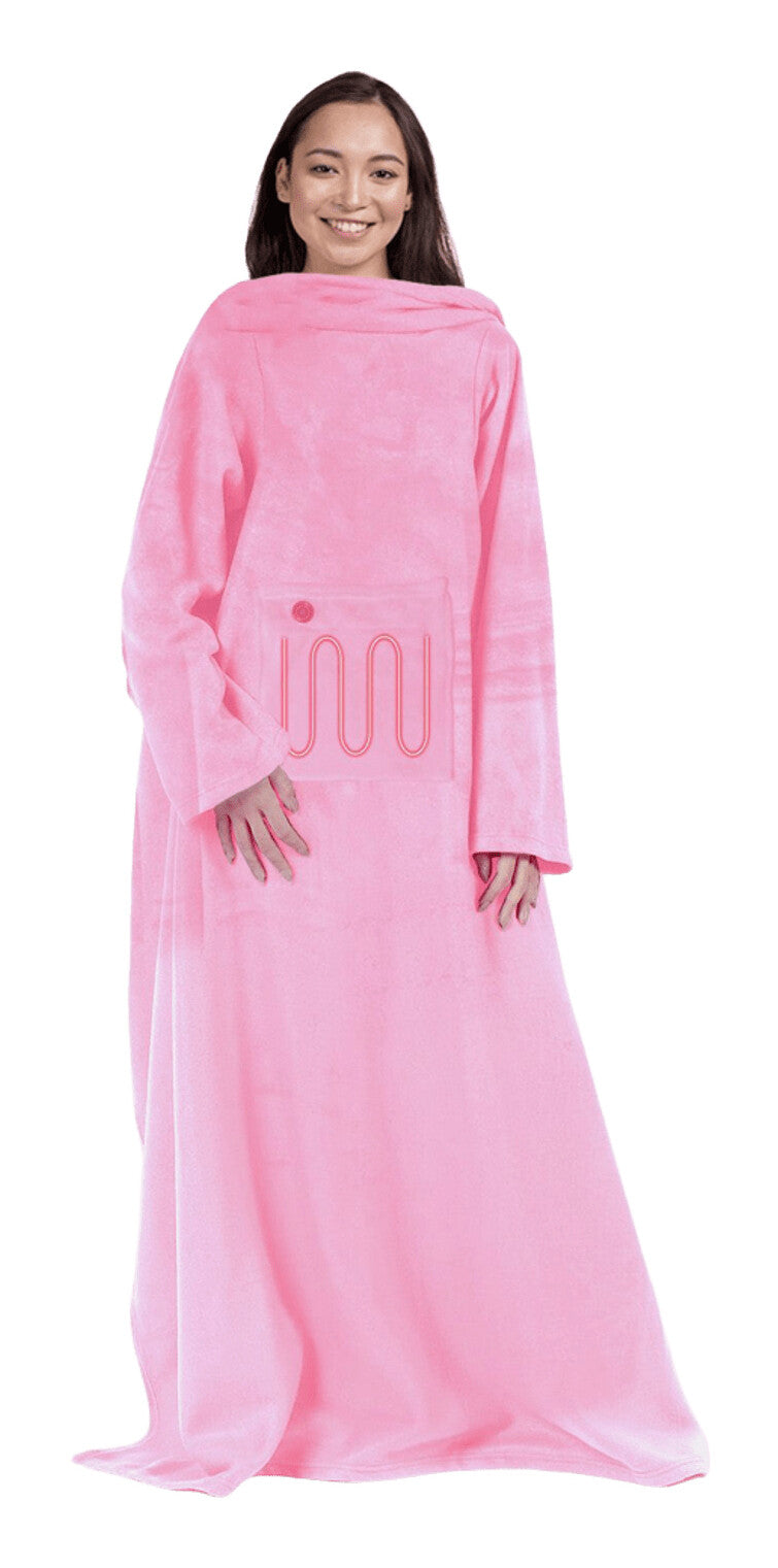 Mad Monkey 2000119 varmelagen og -pude Elektrisk opvarmet indpakning Lyserød Fleece