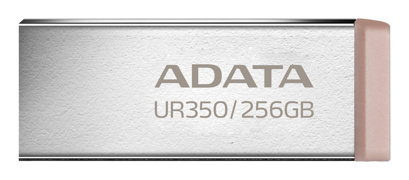 ADATA UR350 USB-nøgle 256 GB USB Type-A 3.2 Gen 1 (3.1 Gen 1) Brun, Rustfrit stål
