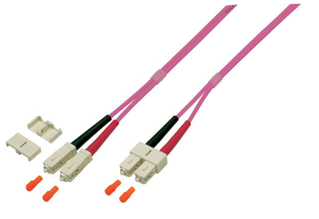 EFB Elektronik O0318.0,5 InfiniBand og fiberoptisk kabel 0,5 m SC Violet