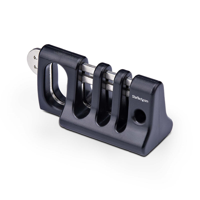StarTech.com CABLE-ORGANIZER-LOCK kabelorganisator Skrivebord Kabelholder Sort