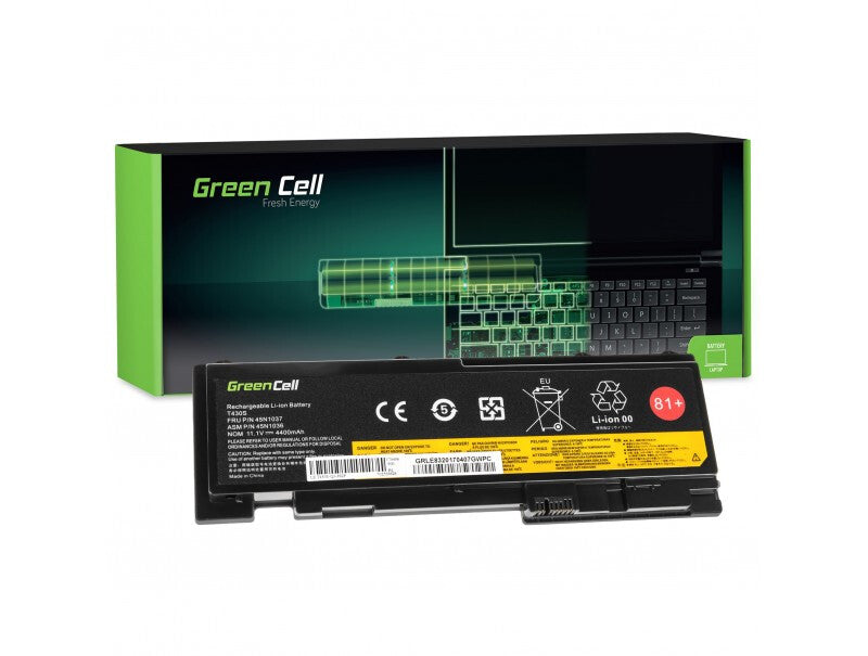 Green Cell LE83 laptop reservedel Batteri