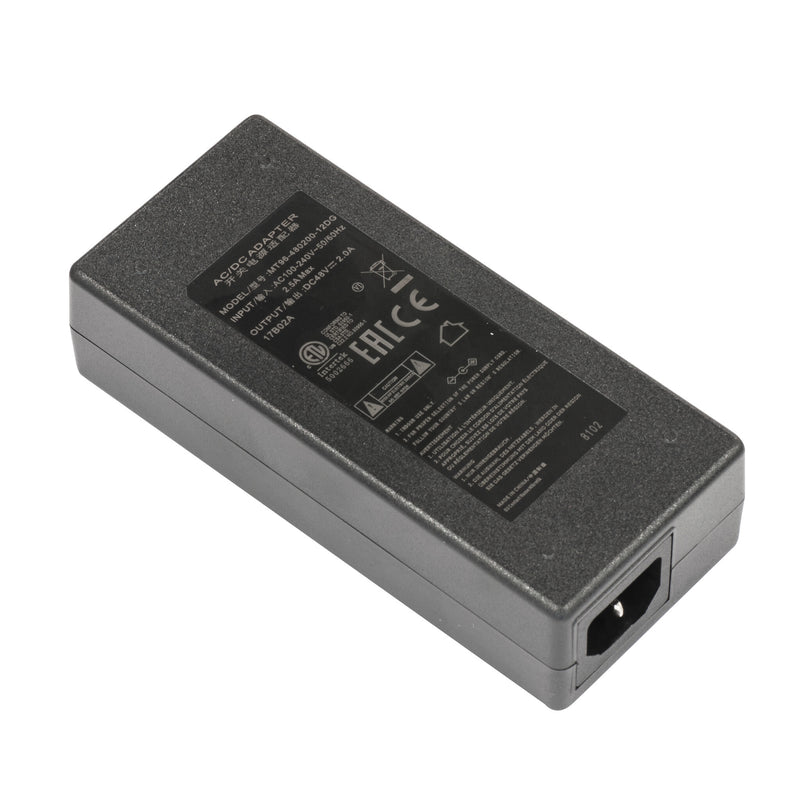 Mikrotik 48V2A96W strømadapter og vekselret Indendørs 96 W Sort