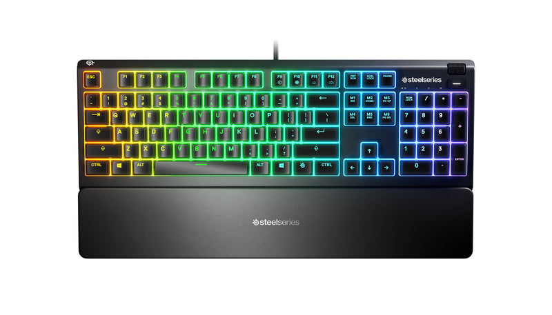 Steelseries Apex 3 tastatur Spil USB QWERTY Nordisk Sort