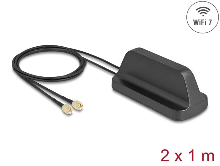DeLOCK 81454 antenne Omniretningsbestemt antenne 2x RP-SMA 4 dBi