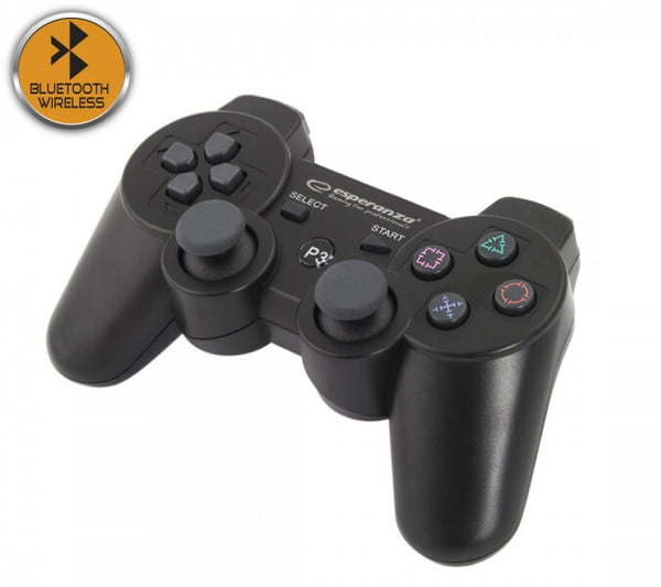 Esperanza EGG109K spil-controller Sort Bluetooth Joystick Analog Playstation 3