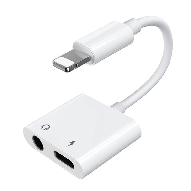 JOYROOM S-Y104 Lightning Lightning + 3.5mm Hvid