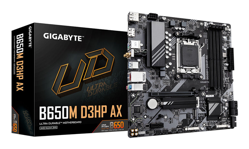 GIGABYTE B650M D3HP AX bundkort AMD B650 Sokkel AM5 micro ATX