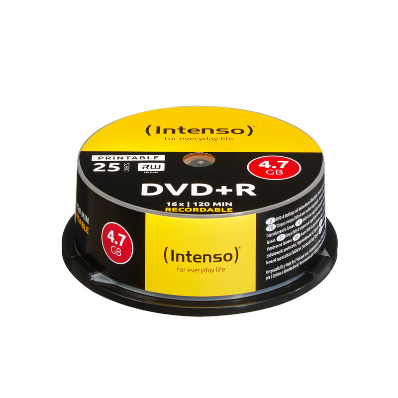 Intenso DVD+R 4.7GB, Printable, 16x 4,7 GB 25 stk