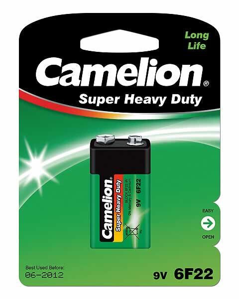 Camelion 6F22-BP1G Engangsbatteri 9V Zink-carbon