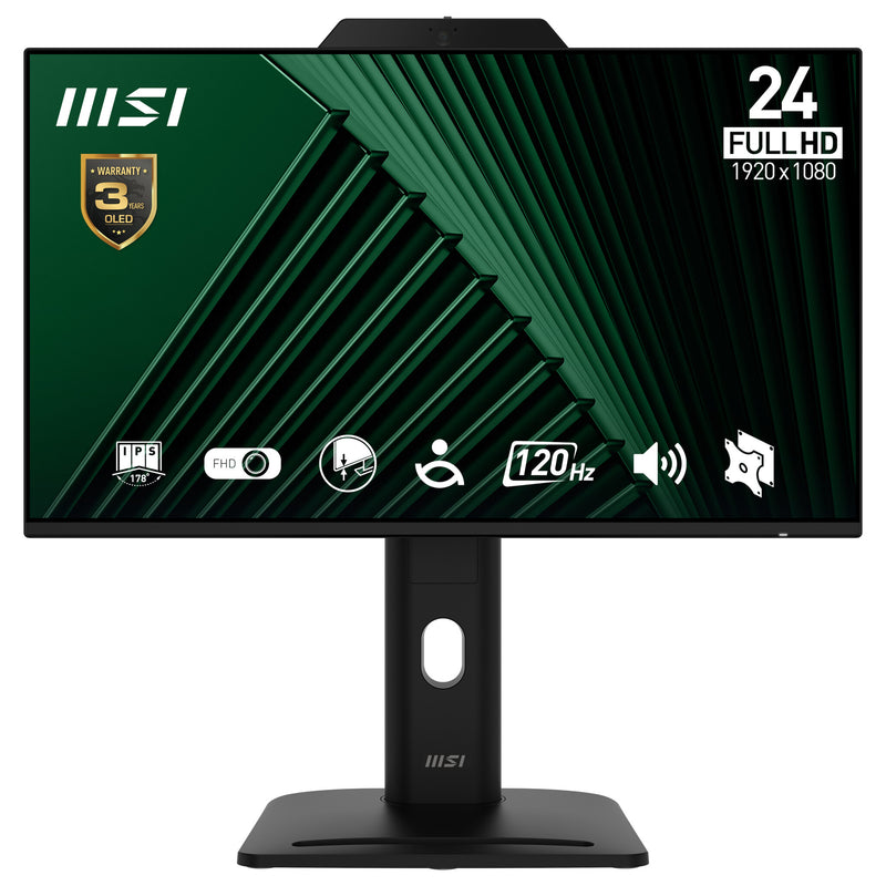 MSI Pro MP242PMGDE computerskærm 60,5 cm (23.8") 1920 x 1080 pixel Fuld HD LCD Sort