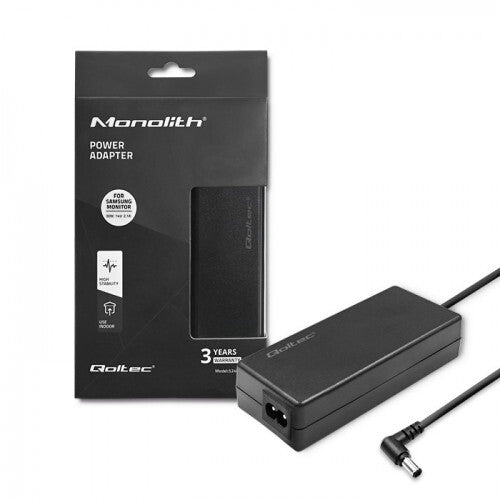 Qoltec 52400 strømadapter og vekselret Indendørs 30 W Sort