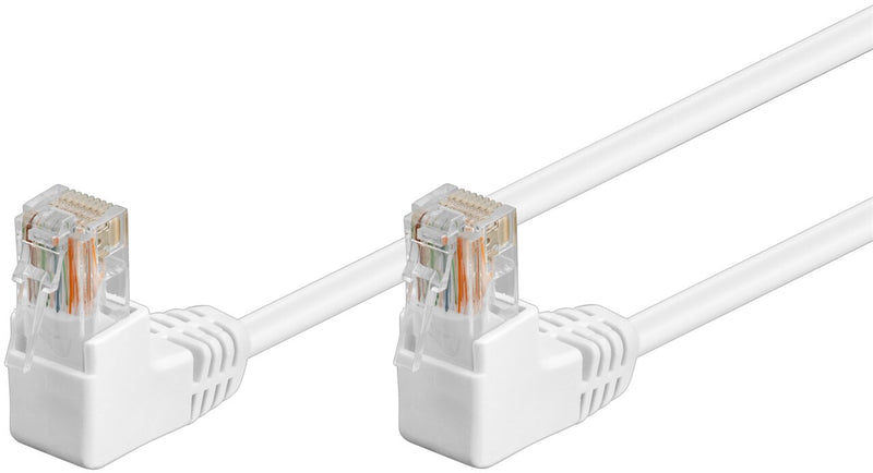 Goobay 96071- netværkskabel Hvid 2 m Cat5e U/UTP (UTP)