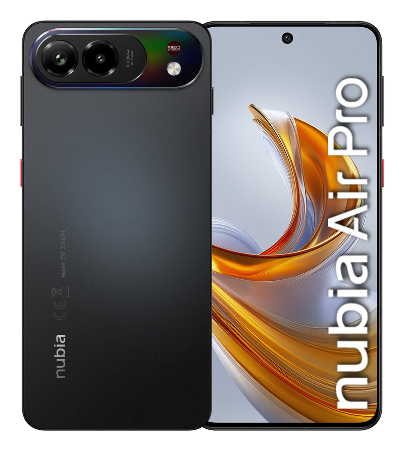 ZTE Nubia NBAIRPROBLK smartphone 17,2 cm (6.77") Dual SIM Android 16.0 5G 8 GB 512 GB Sort