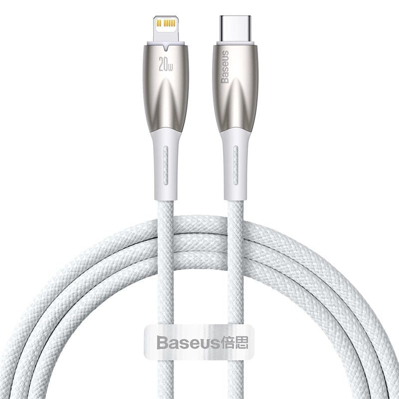 Baseus CADH000002 Lightning kabel 1 m Hvid
