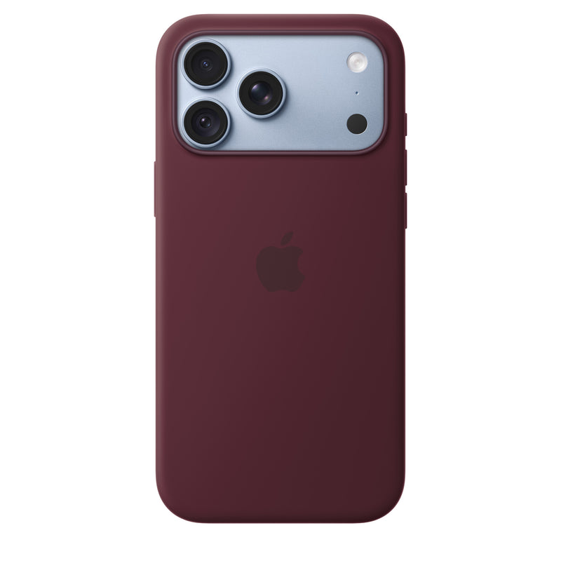 Apple Silikone-etui med MagSafe til iPhone 18 Pro Max – bordeaux
