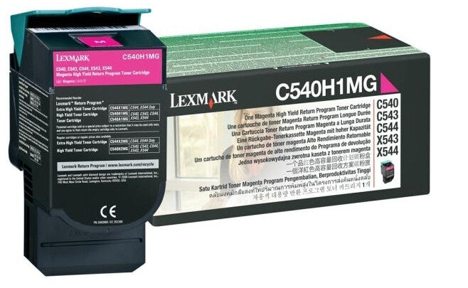 Lexmark C540H1MG tonerpatron 1 stk Original Magenta