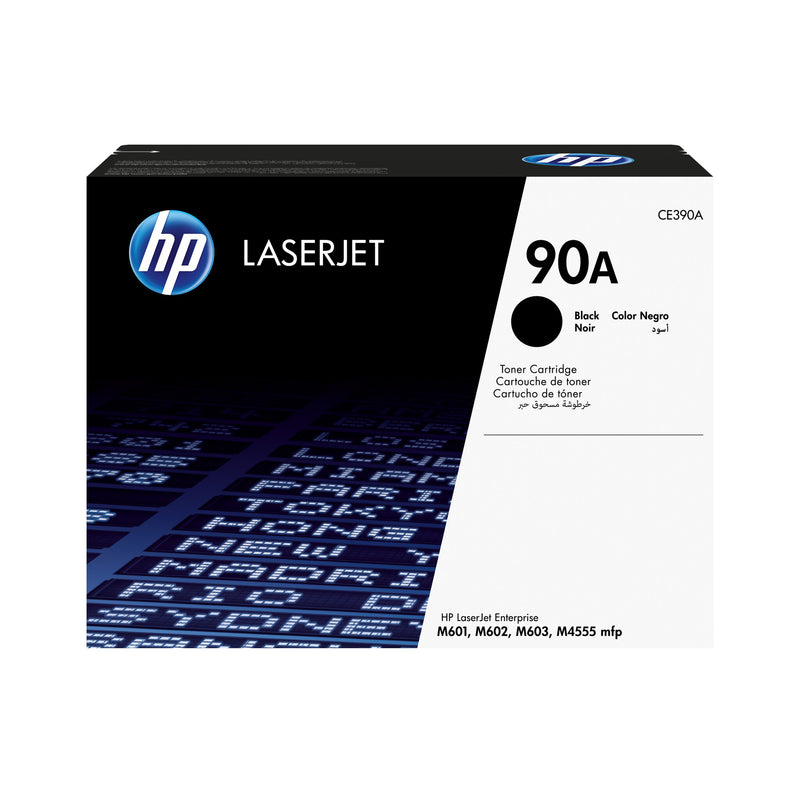 HP Original 90A LaserJet-tonerpatron, sort