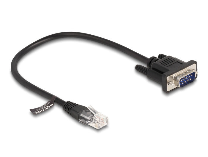 DeLOCK 88008 netværkskabel Sort 0,3 m