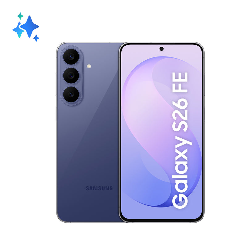Samsung Galaxy S26 FE 17 cm (6.7") Dual SIM Android 17 5G USB Type-C 8 GB 256 GB 4900 mAh Blåbær