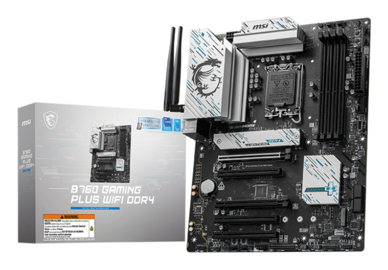 MSI B760 GAMING PLUS WIFI DDR4 bundkort Intel B760 LGA 1700 ATX