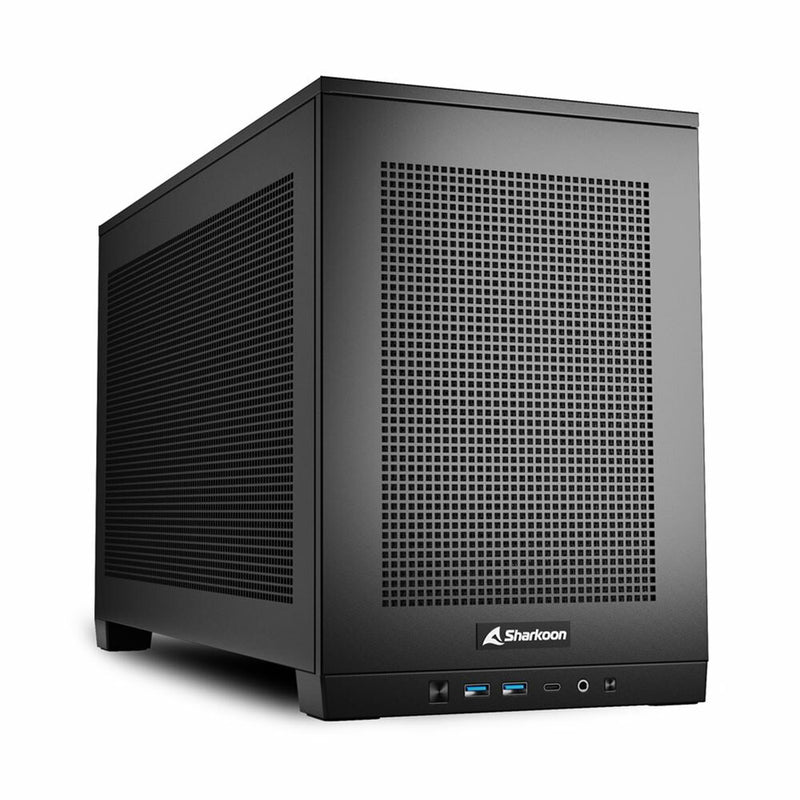 Sharkoon REBEL C20 RGB ITX computeretui Sort