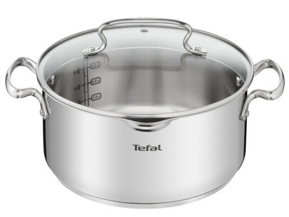 Tefal DUETTO+ G7194655 sovsegryde 5 L Rund Rustfrit stål