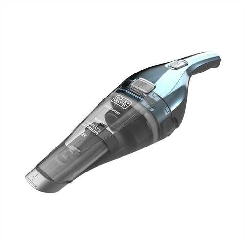 Black & Decker NVC220WBC håndholdt støvsuger Blå, Krom Poseløs