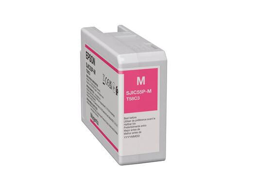 Epson SJIC55(M) blækpatron 1 stk Original Magenta