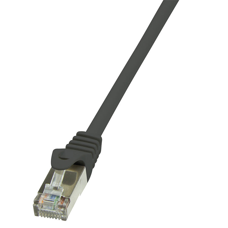 LogiLink 0.25m Cat.5e F/UTP netværkskabel Sort 0,25 m Cat5e F/UTP (FTP)