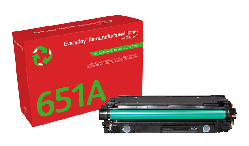 Everyday™ sprt Remanufactured Toner by Xerox compatible with HP 651A 650A 307A (CE340A/CE270A/CE740A), Standard kapacitet