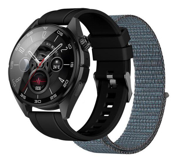 Nilox Sportivo 3,63 cm (1.43") AMOLED Digital 466 x 466 pixel Berøringsskærm Sort GPS (satellit)