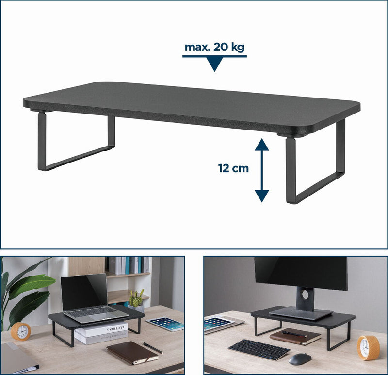 Gembird MS-TABLE-03 skærmbeslag og -stativer Skrivebord Sort