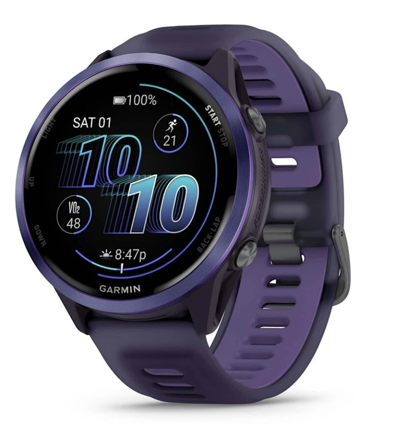 Garmin Forerunner 570 3,56 cm (1.4") AMOLED 47 mm Digital 454 x 454 pixel Berøringsskærm Violet Wi-Fi GPS (satellit)