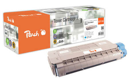 Peach PT237 tonerpatron 1 stk Kompatibel Blå