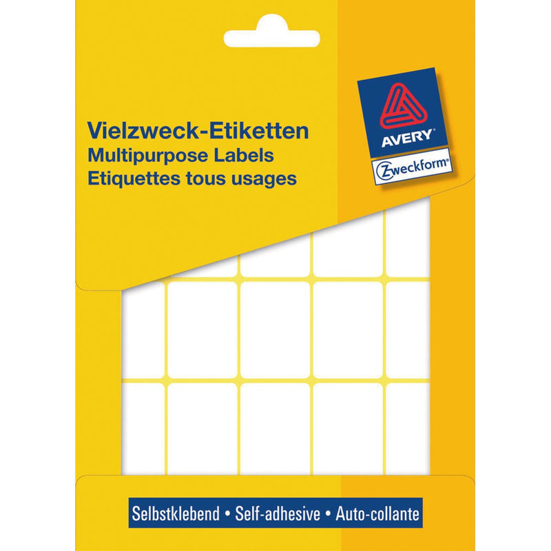 Avery 3321 selvklæbende etiket Afrundet rektangel Hvid 560 stk