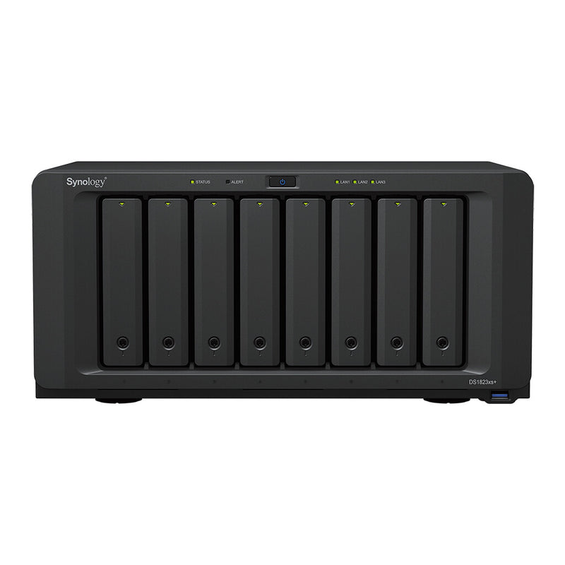Synology DiskStation DS1823xs+ NAS Tower Ryzen Embedded V1780B 8 GB DDR4 48 TB HDD DiskStation Manager Sort
