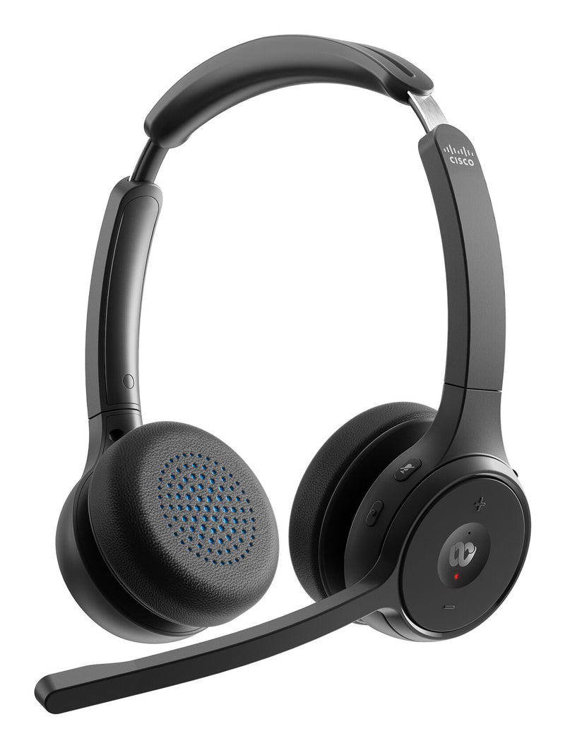 Cisco HS-WL-722-BUNA-C hovedtelefoner/headset Trådløs Kontor/Callcenter Bluetooth Sort