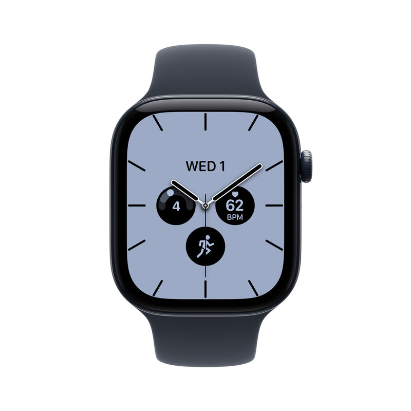 Apple Watch Series 12 OLED 42 mm Digital 374 x 446 pixel Berøringsskærm 5G Blå Wi-Fi GPS (satellit)