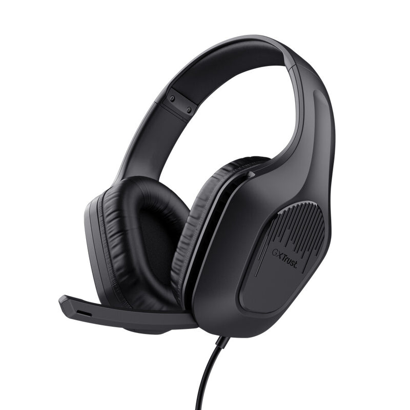 Trust GXT 417 Zirox Headset Ledningsført Spil Sort
